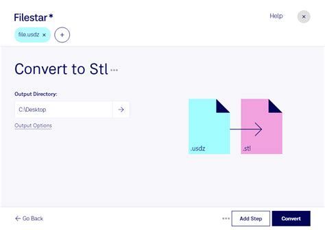 convert usdz to stl